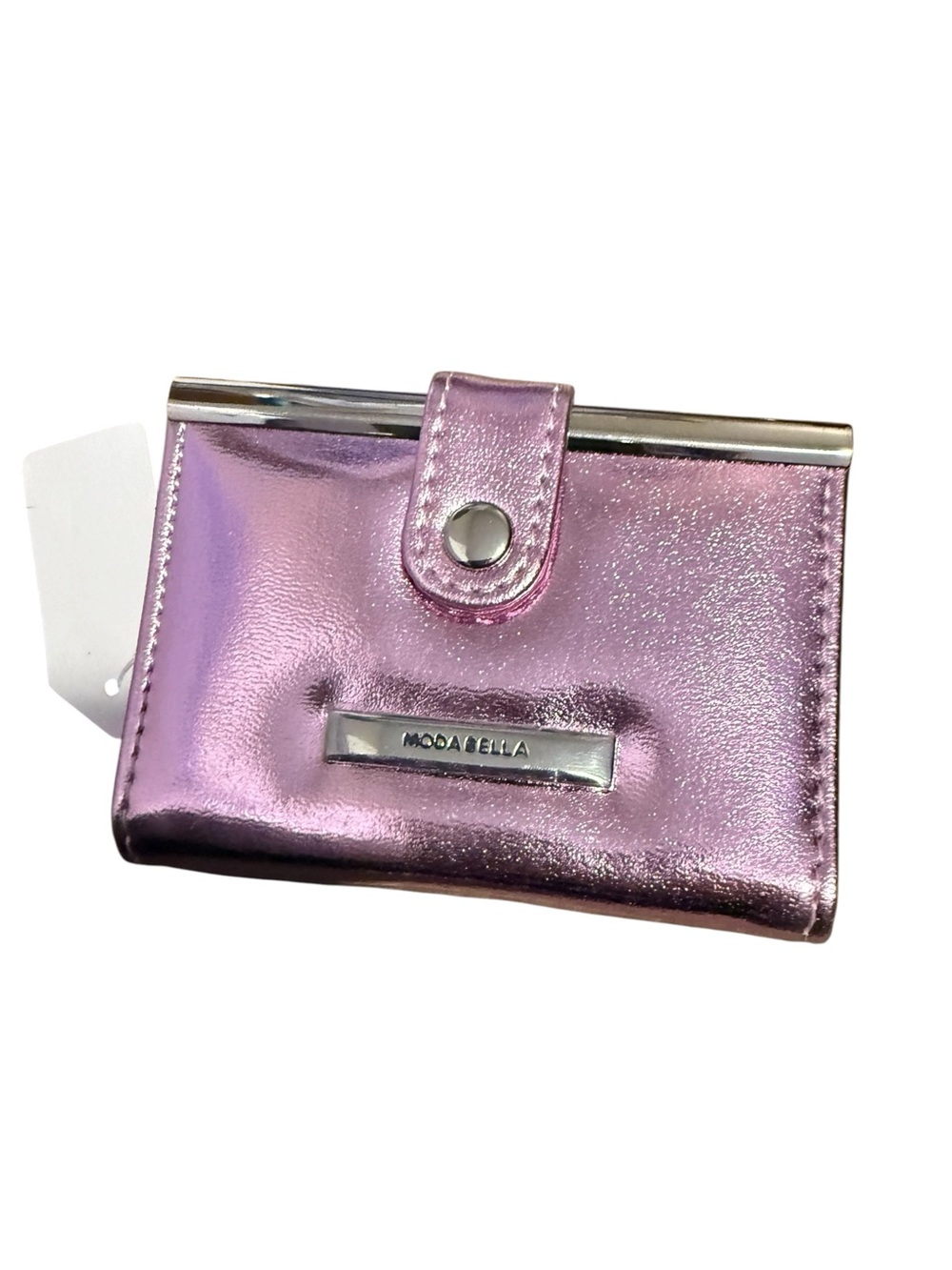 Moda Bella Metallic Pink Card Wallet